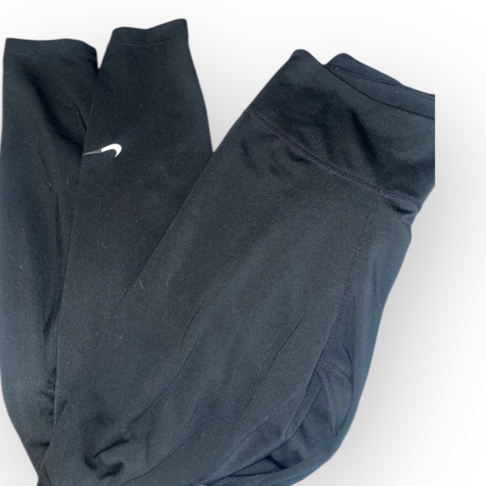 Excellent Nike Black High Waisted Athletic Leggings Size Small - Picture 3 of 3